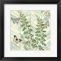 Chevron Botanical I Framed Print