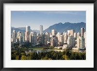 Framed Skyline of Vancouver, British Columbia, Canada