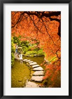 Framed Japanese Garden, Butchart Gardens, Victoria, BC