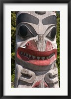 Framed Totem Pole, Queen Charlotte Islands, Canada