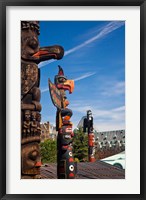 Framed British Columbia, Victoria, Native American Totems