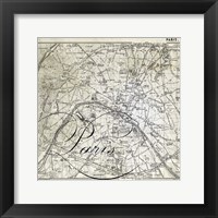 All About Paris III Framed Print