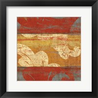 Tapestry Stripe Square I Framed Print