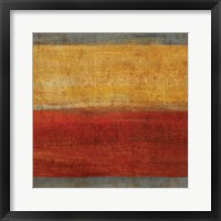 Abstract Stripe Square II Framed Print