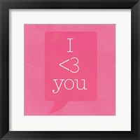 Text Me I Framed Print