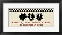 Checkered Kitchen Sign IV Framed Print