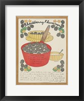 Blackberry Flummery Framed Print