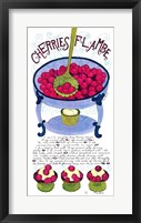 Framed Cherries Flambe