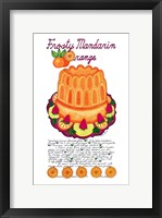 Framed Frosty Mandarin Orange