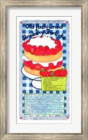 Framed Old Fashioned Strawberry Shortcake
