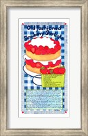 Framed Old Fashioned Strawberry Shortcake