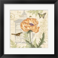 Framed 'Floral Nature Trail I' border=