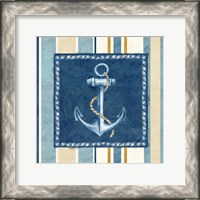 Framed 'Nautical Stripe III' border=