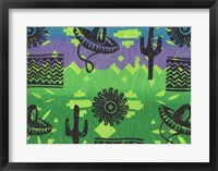 Fiesta (green) Framed Print