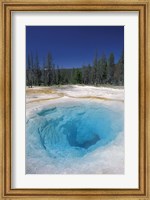 Framed Morning Glory Pool, Yellowstone National Park, Wyoming