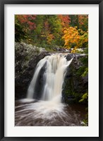 Framed WI, Pattison SP, Little Manitou Falls, Black River