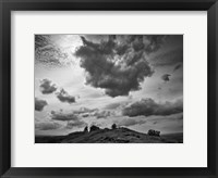 Framed Hill Top Landscape