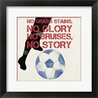 Sports Epigram I Framed Print