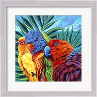 Framed Birds in Paradise I