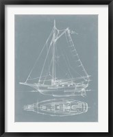 Framed Yacht Sketches IV