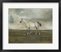 A Grey Hunter in a Landscape Framed Print