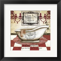 Framed Red French Bath II