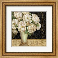 Framed Antique Floral Still Life I