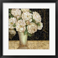 Framed Antique Floral Still Life I