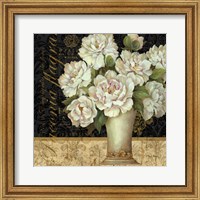 Framed Antique Floral Still Life II