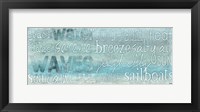 Framed Seascape Sentiment II