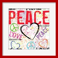 Framed Love and Peace 2