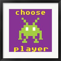 Choose Player Framed Print