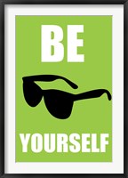 Framed Be Yourself - Green