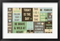 Today Is the Day 19 Framed Print