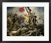 Framed Liberty Leading the People, 1830