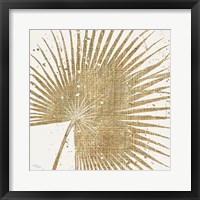 Gold Leaves II Framed Print