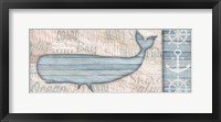 Framed Ocean Life Whale