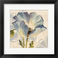 Framed Watercolor Poppies IV