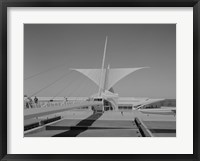 Framed Milwaukee Art Museum, Quadracci Pavilion, 700 North Art Museum Drive, Milwaukee, Milwaukee County, WI