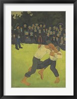 Framed Breton Wrestler,  1891-1892