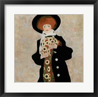 Framed Portrait Of A Woman With Black Hat (Gertrude Schiele), 1909