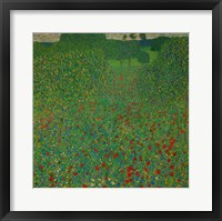 Framed Field Of Poppies, 1907