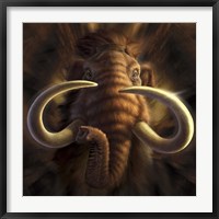 Framed Woolly Mammoth