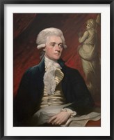 Framed Vintage President Thomas Jefferson