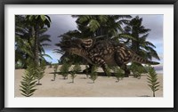 Framed Brown Einiosaurus