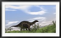 Framed Dicraeosaurus Walking