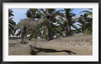 Framed Suchomimus Hunting