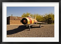 Framed Sukhoi Su-7 Fighter Plane