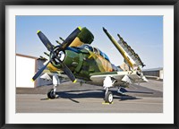 Framed Douglas AD-5 Skyraider