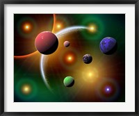 Framed Stars and Planets in the Milky Way Galaxy